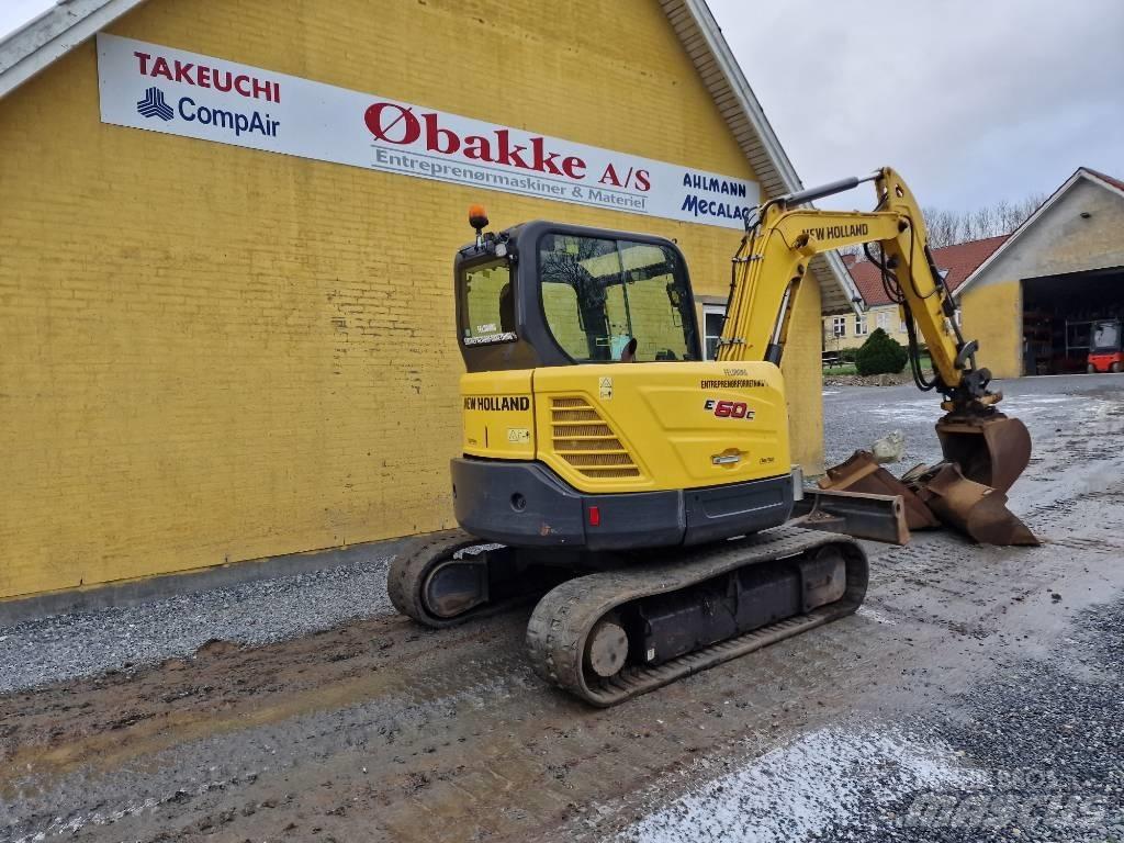 New Holland E60C Mini ekskavatoriai < 7 t