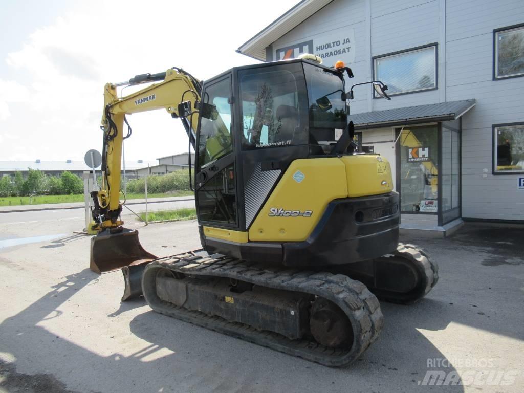 Yanmar SV 100-2A Vidutinės galios ekskavatoriai 7-12 t