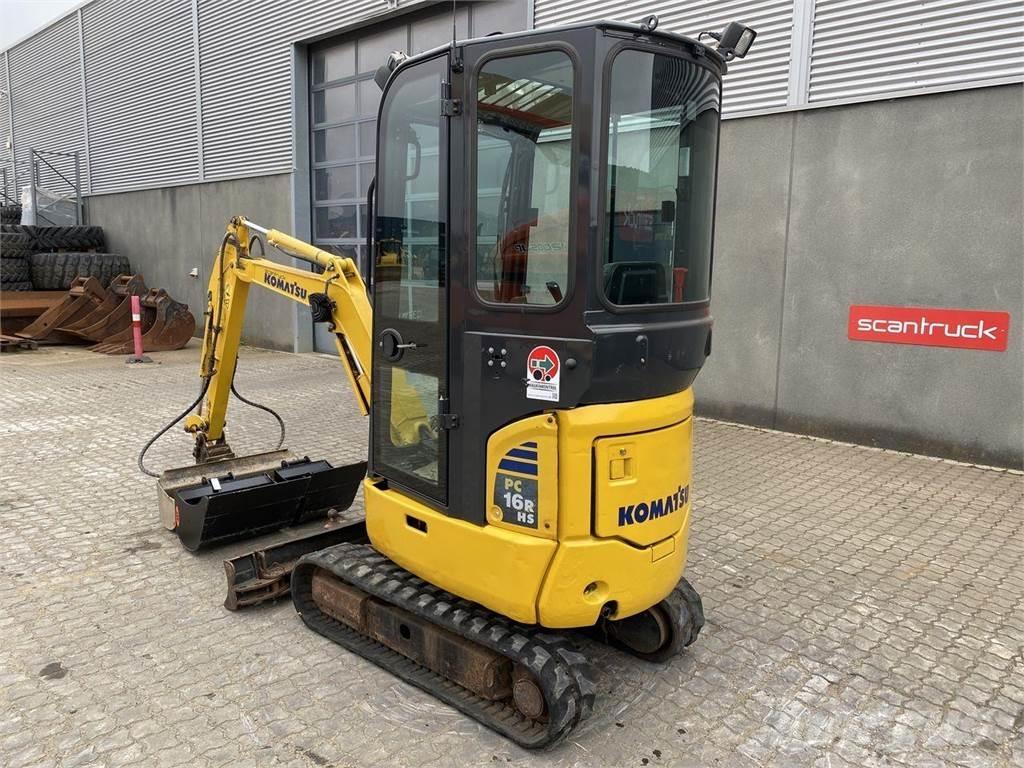 Komatsu PC16R-3HS Ratiniai ekskavatoriai