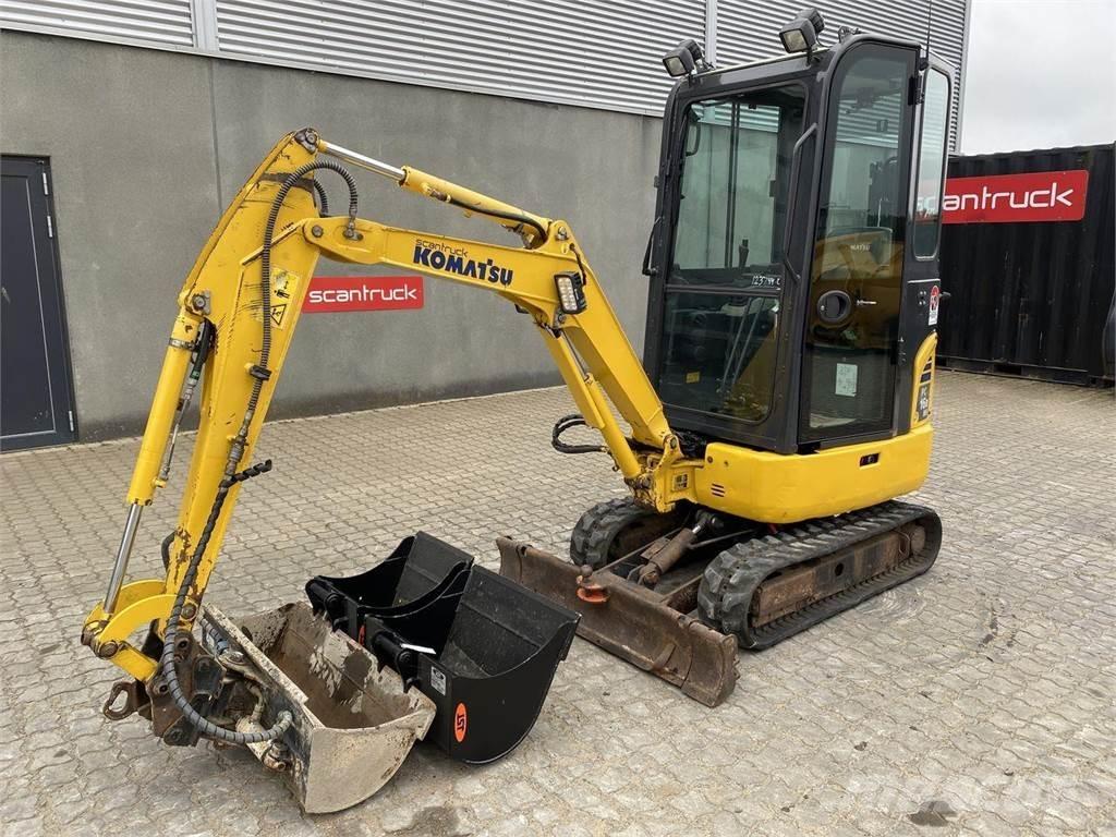 Komatsu PC16R-3HS Ratiniai ekskavatoriai