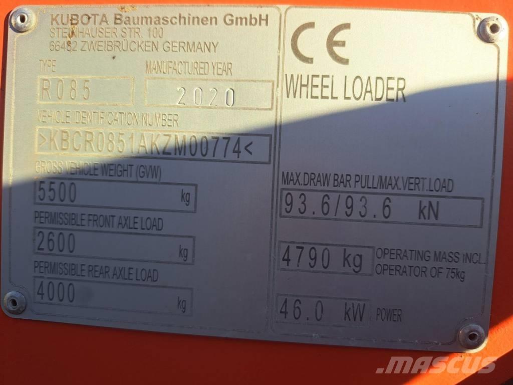 Kubota R 085 Naudoti ratiniai krautuvai