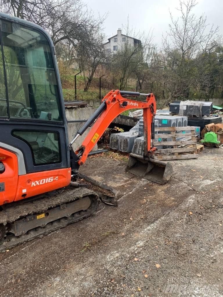 Kubota KX 016-4 Mini ekskavatoriai < 7 t