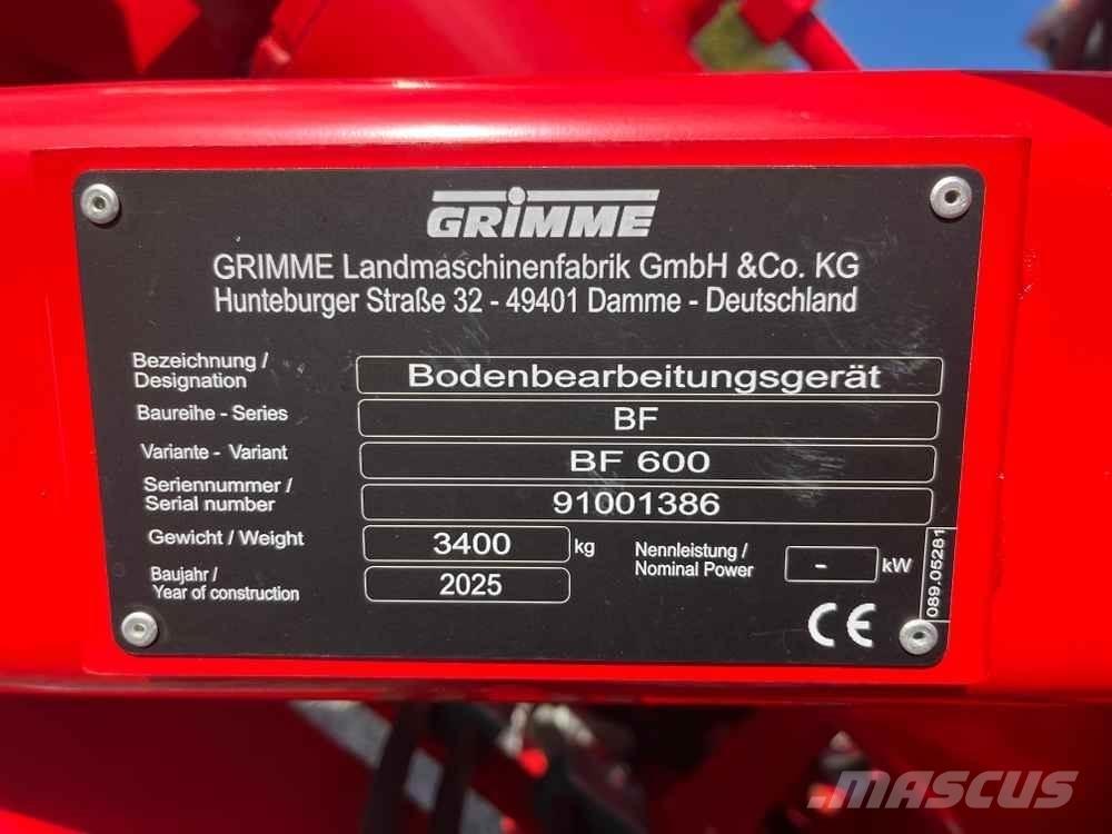 Grimme BF Bulvių įranga - Kita