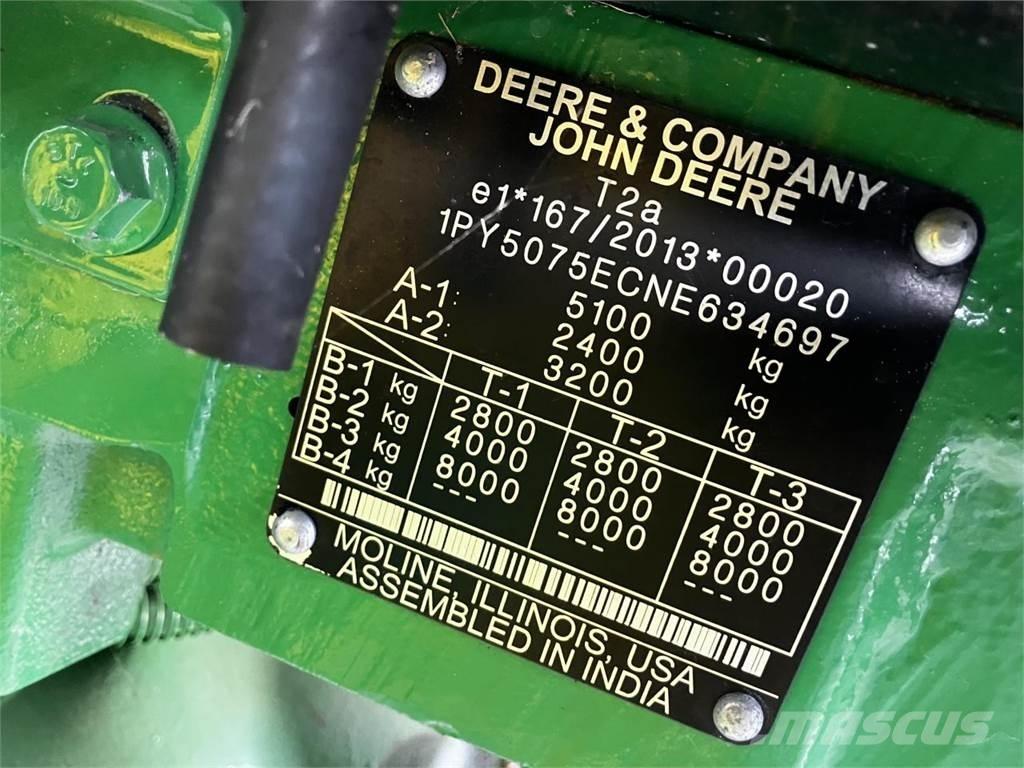 John Deere 5075E Traktoriai