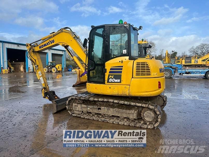 Komatsu PC 80 MR-5 Vidutinės galios ekskavatoriai 7-12 t