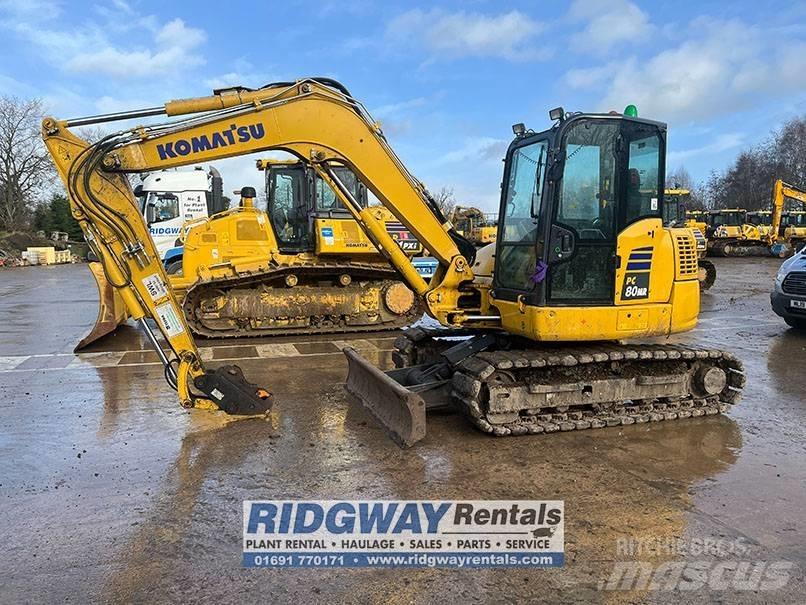 Komatsu PC 80 MR-5 Vidutinės galios ekskavatoriai 7-12 t
