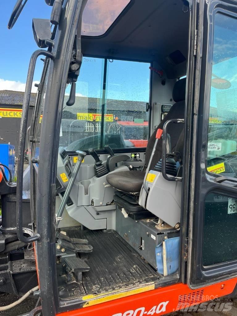 Kubota KX 080-4a Vidutinės galios ekskavatoriai 7-12 t