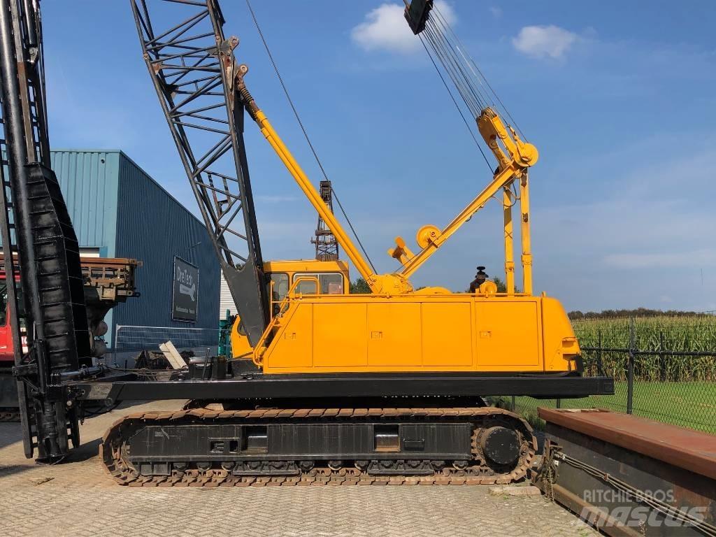 Kobelco 7035 Polių kalimo technika