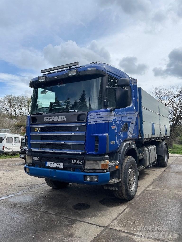 Scania 124 C 420 Savivarčių priekabų vilkikai