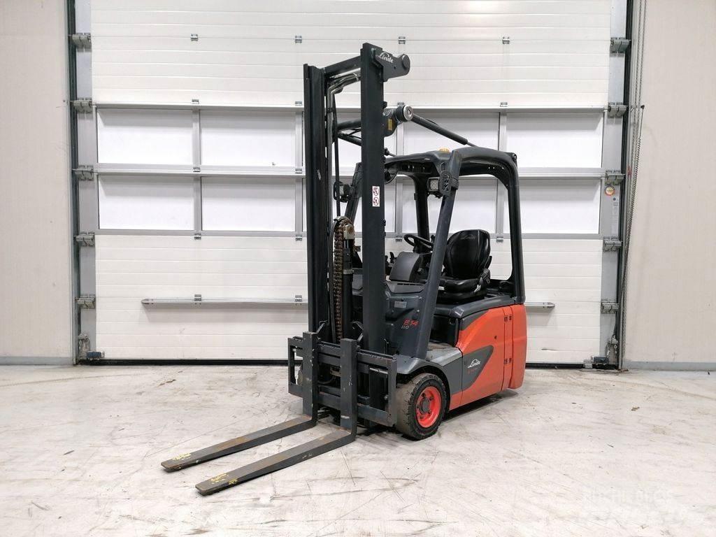 Linde E14-02 Elektriniai šakiniai krautuvai