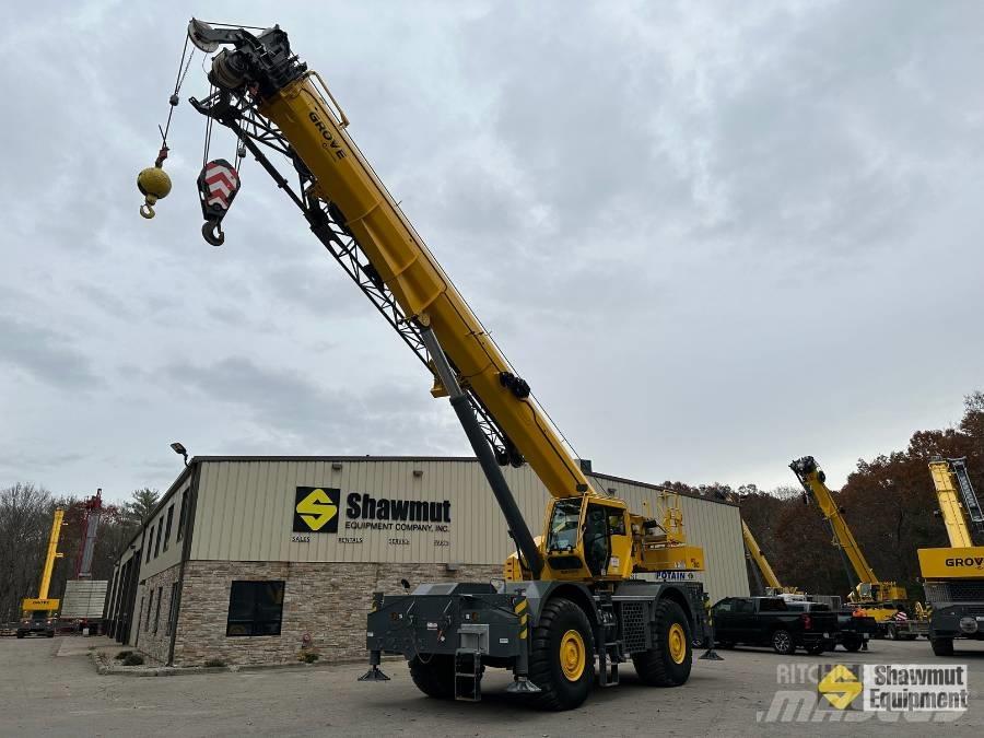 Grove GRT880 Neapdoroto reljefo kranai