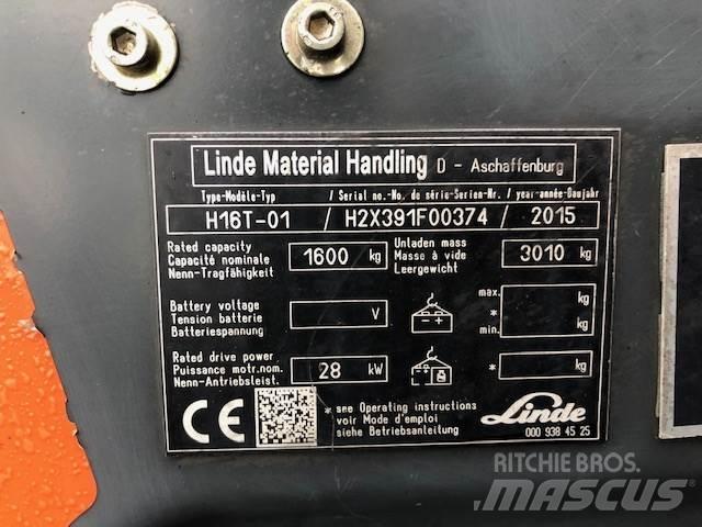 Linde H16T-01 LPG (dujiniai) krautuvai