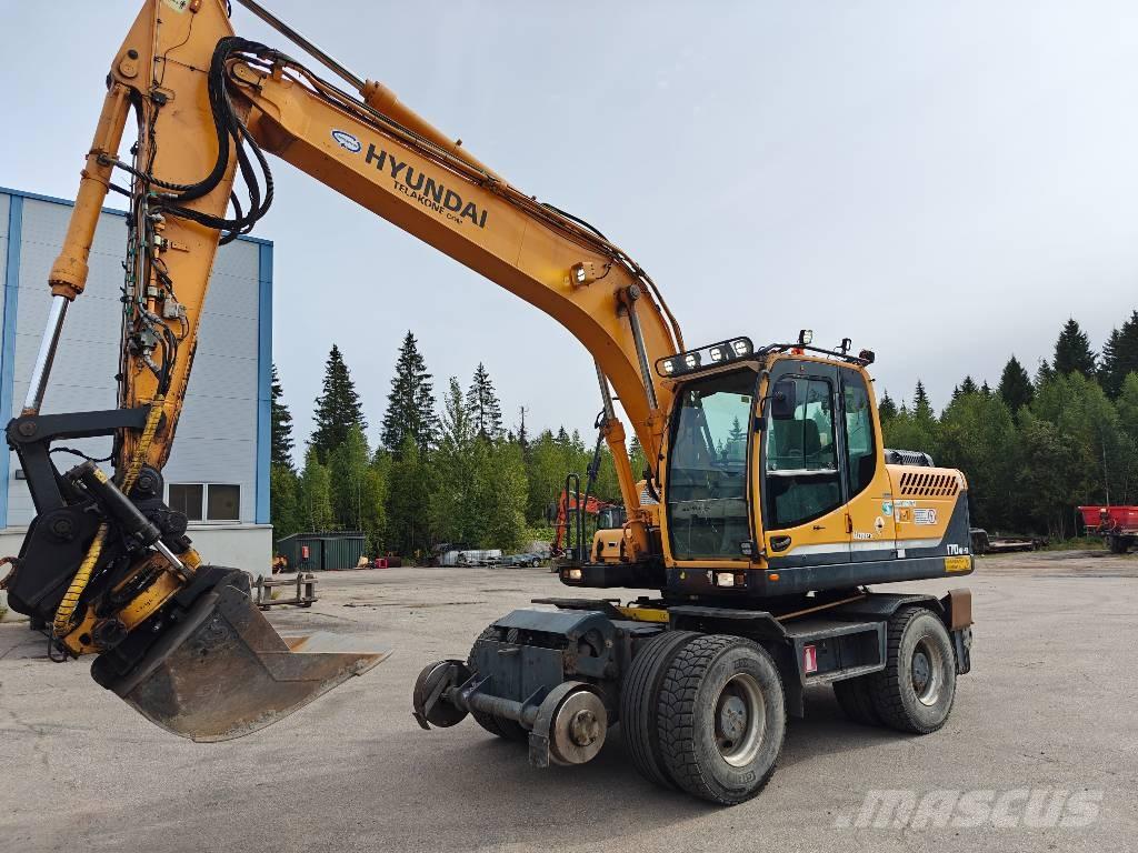 Hyundai R170-W9 Ratiniai ekskavatoriai