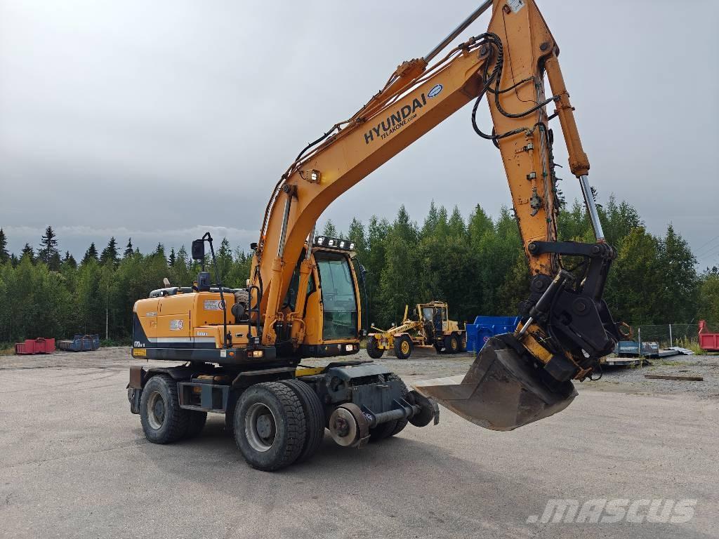 Hyundai R170-W9 Ratiniai ekskavatoriai