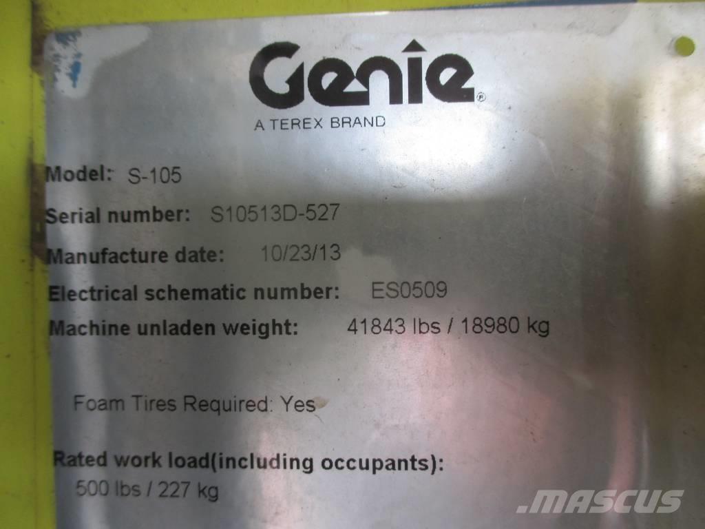 Genie S 105 Teleskopiniai keltuvai