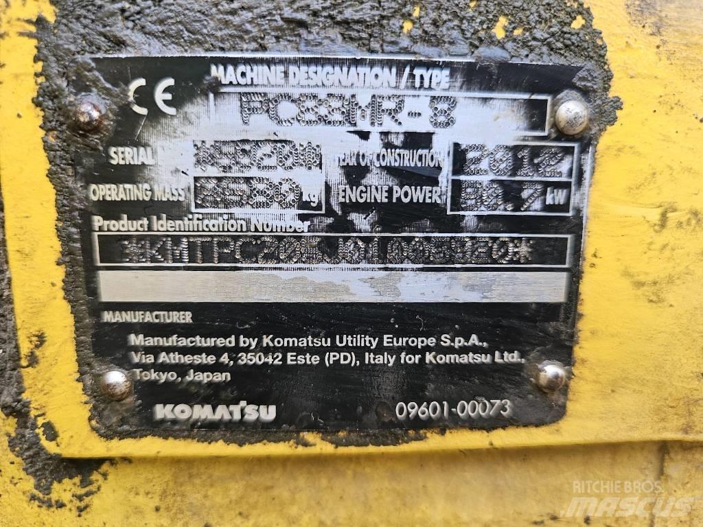 Komatsu PC 88 MR-8 Vidutinės galios ekskavatoriai 7-12 t