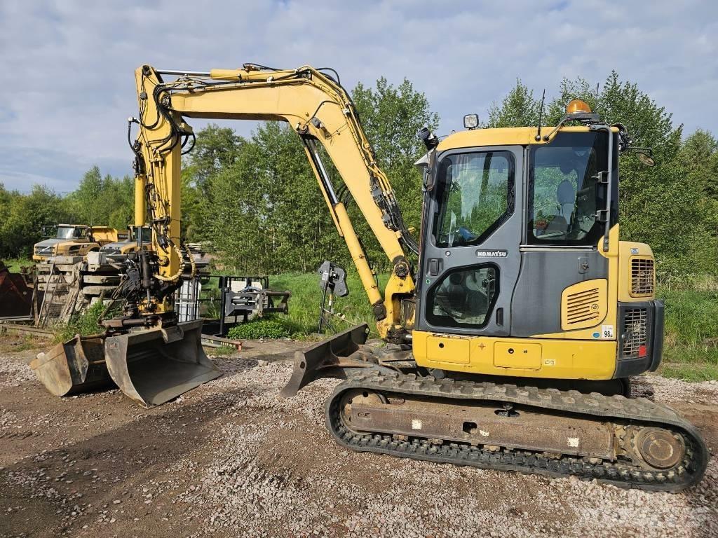 Komatsu PC 88 MR-8 Vidutinės galios ekskavatoriai 7-12 t