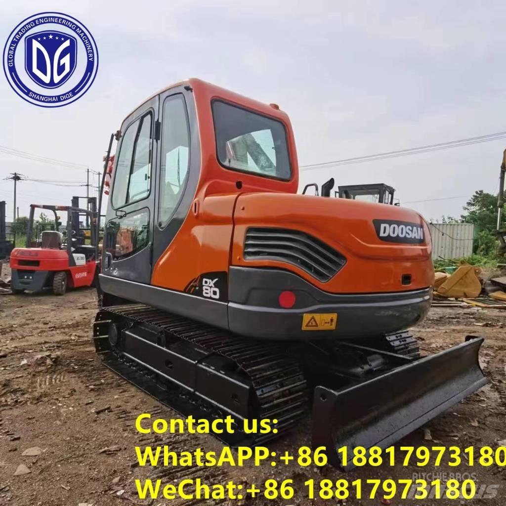 Doosan DX 80 Vikšriniai ekskavatoriai