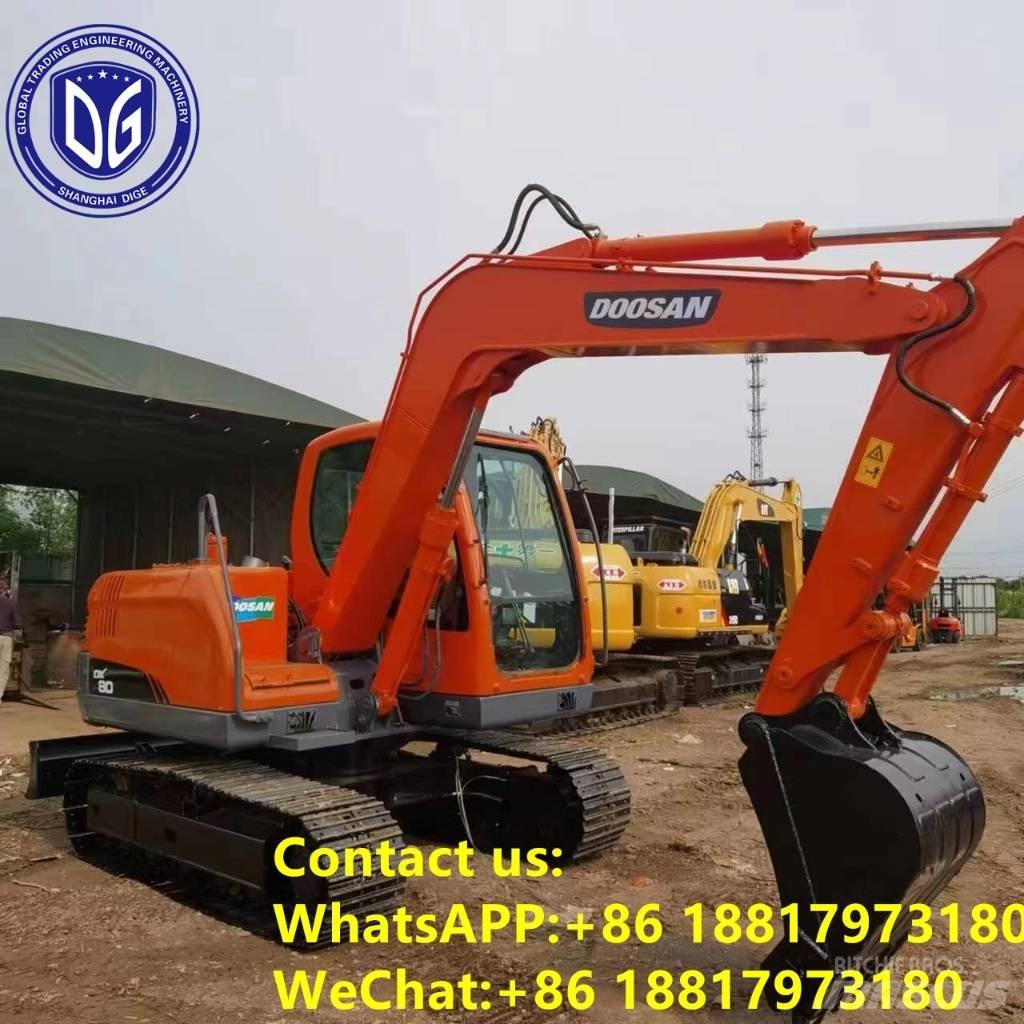 Doosan DX 80 Vikšriniai ekskavatoriai