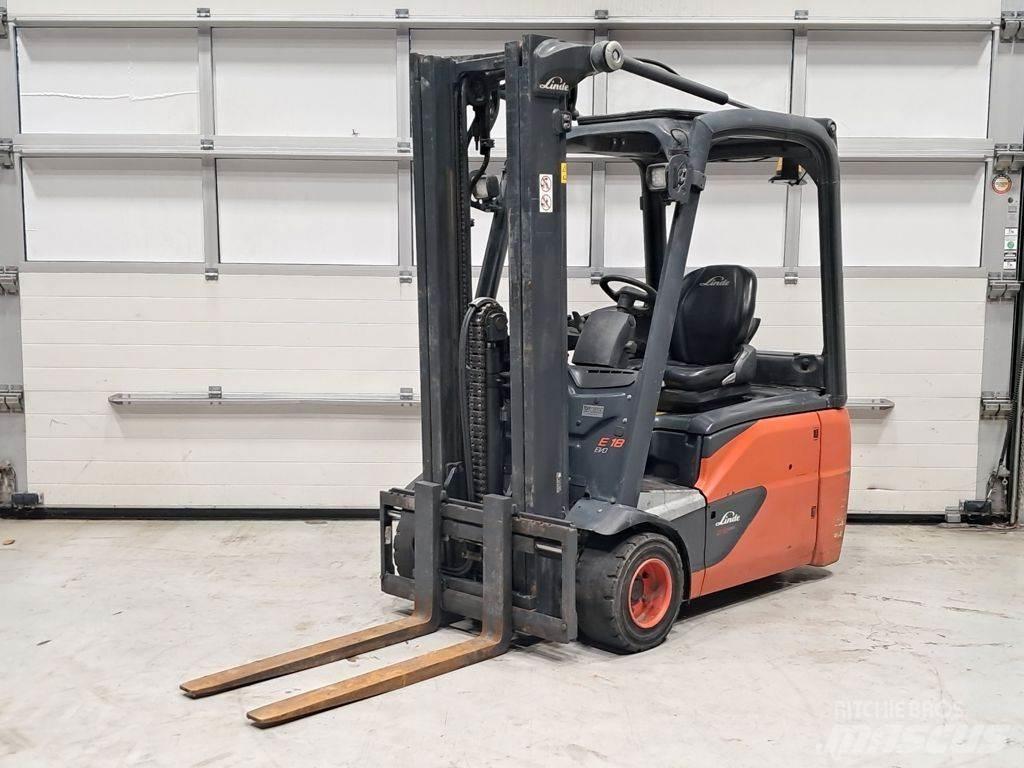 Linde E18-02 Elektriniai šakiniai krautuvai