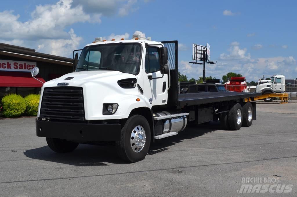 Freightliner 114SD Platformos/ Pakrovimas iš šono