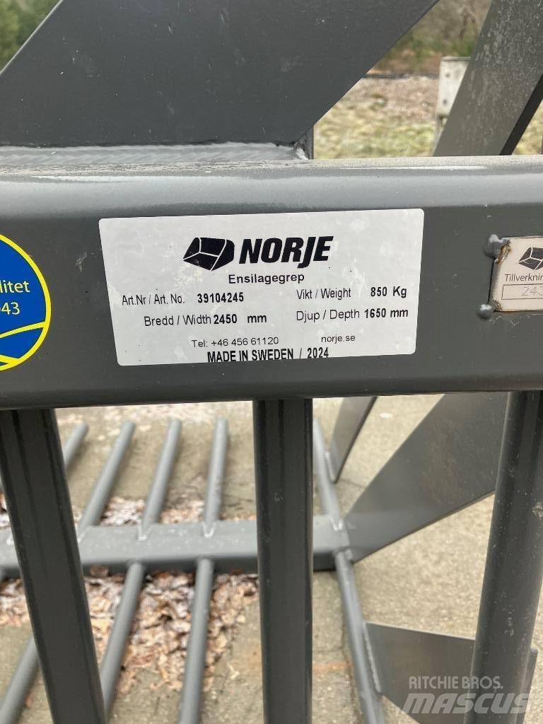 Norje Ensilagegrep Frontalinių krautuvų priedai