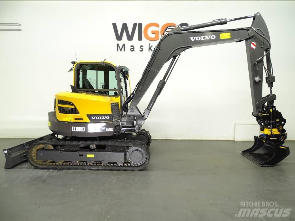 Volvo ECR 88 D Vidutinės galios ekskavatoriai 7-12 t