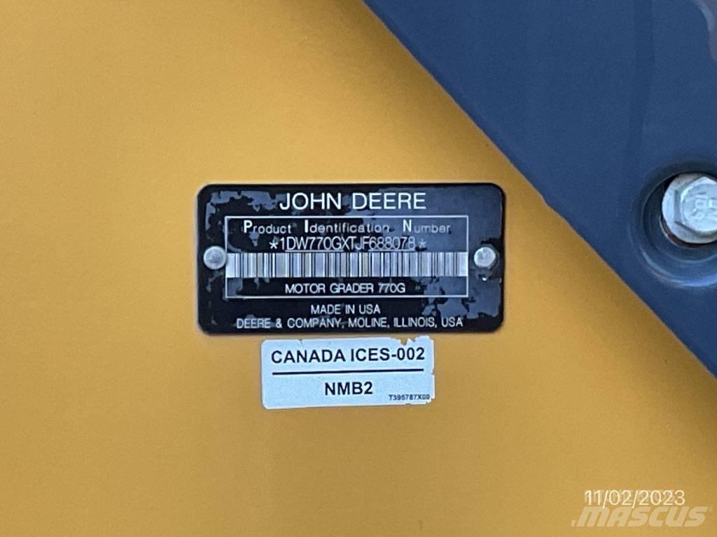 John Deere 770 G Greideriai