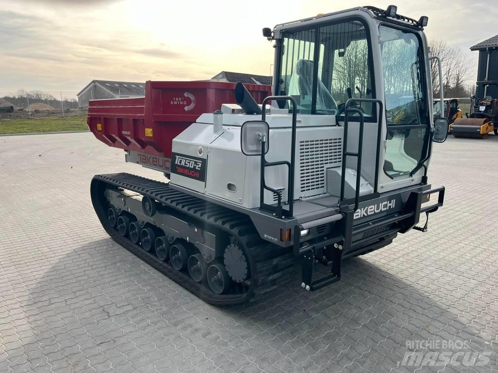 Takeuchi TCR 50 Vikšrinė savivartė technika