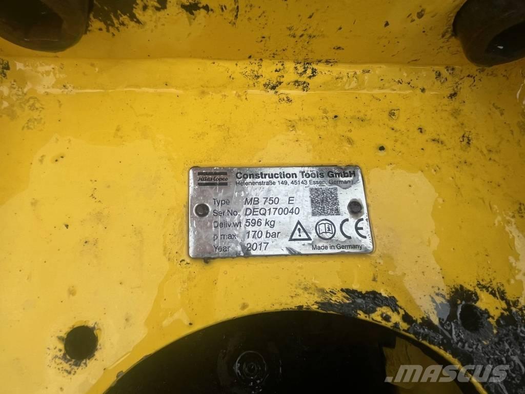 Atlas Copco MB 750 Hidrauliniai kūjai / Trupintuvai
