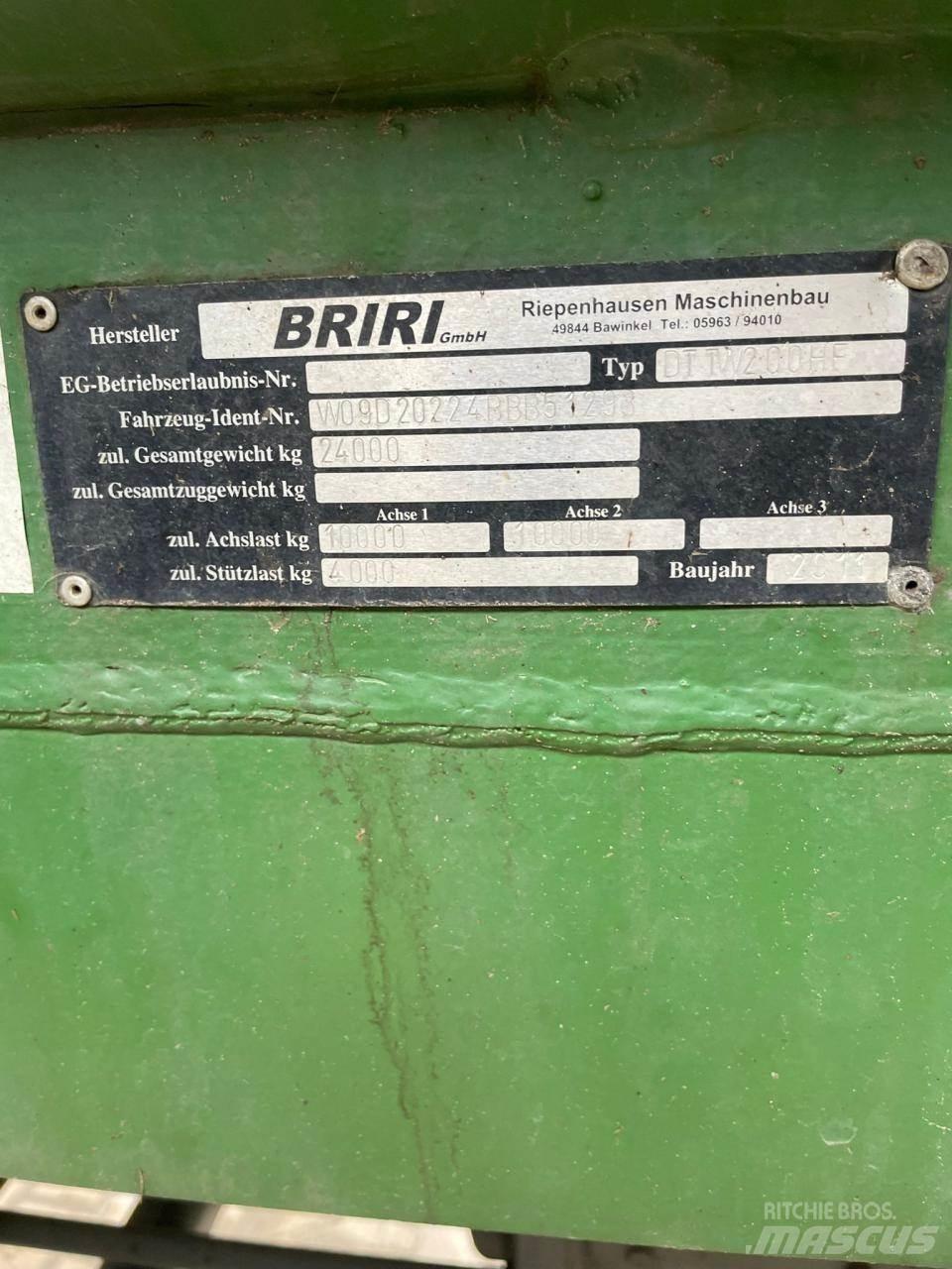 Briri Güllefass Srutų cisternos