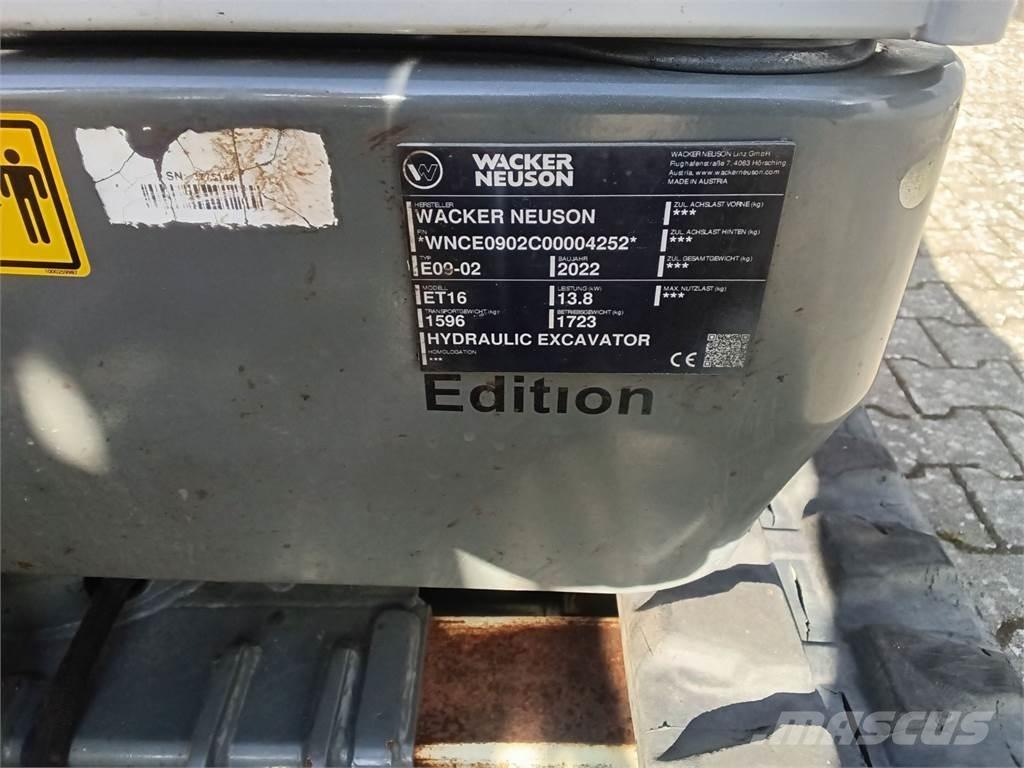 Wacker Neuson ET16 Vikšriniai ekskavatoriai