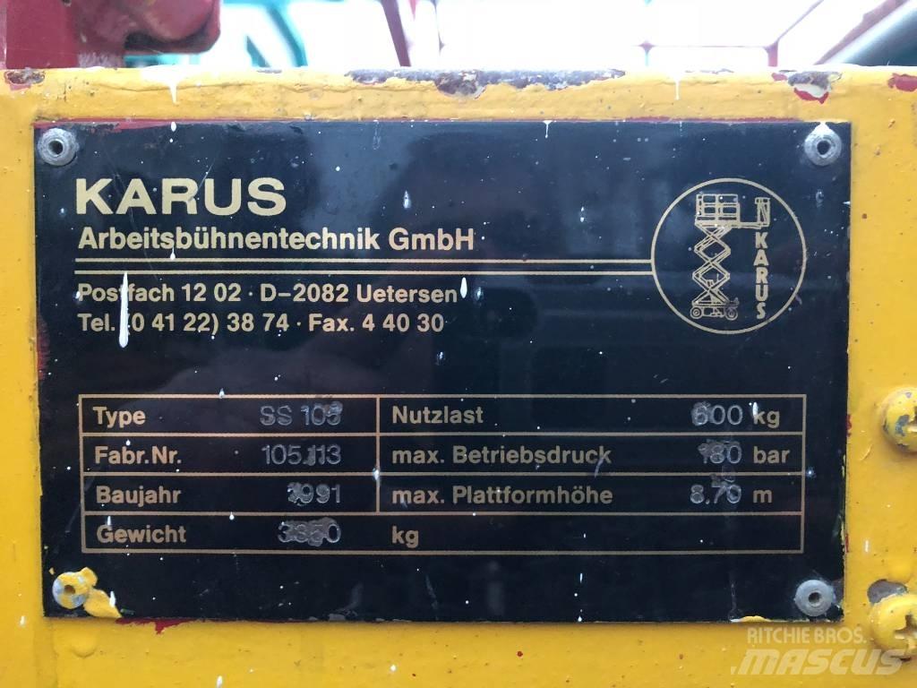 Karus SS105  V-3404 Vertikalūs stiebiniai keltuvai