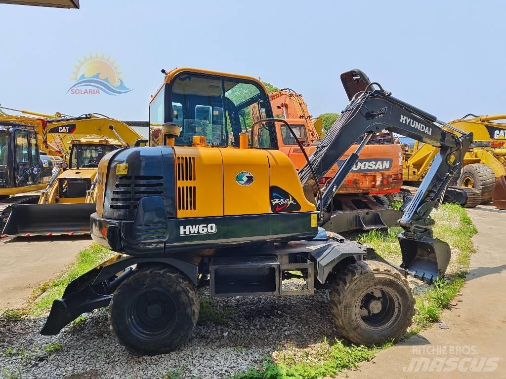 Hyundai Robex 60 W Ratiniai ekskavatoriai