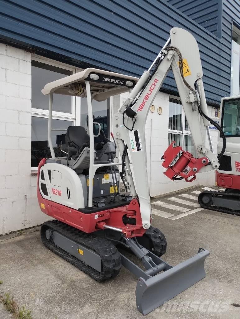 Takeuchi TB 216 Mini ekskavatoriai < 7 t