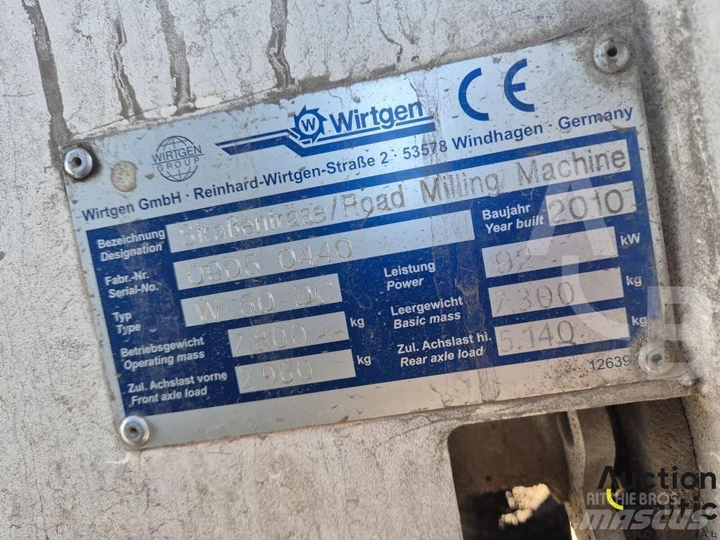 Wirtgen W50DC Asfalto šalto frezavimo technika