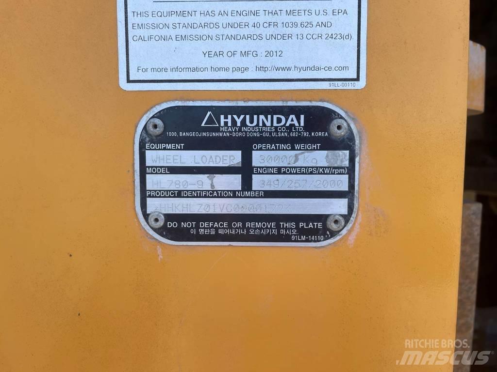 Hyundai HL 780-9 Naudoti ratiniai krautuvai