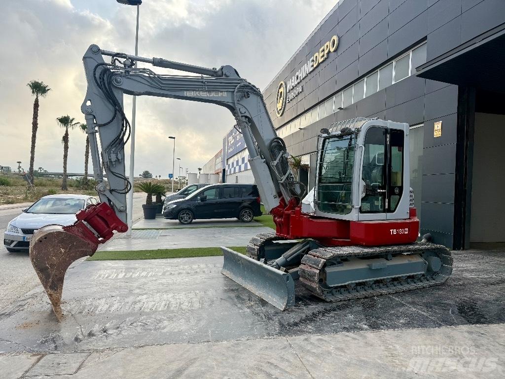 Takeuchi TB 180 FR Vidutinės galios ekskavatoriai 7-12 t