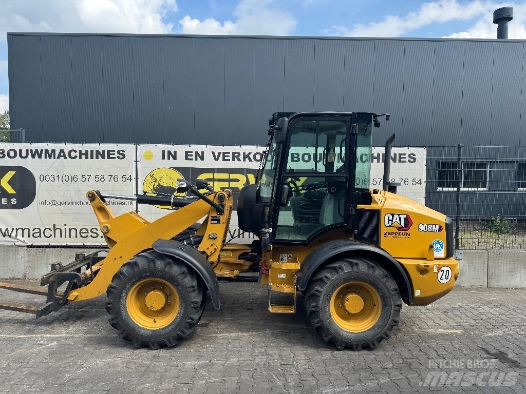 CAT 908 M Naudoti ratiniai krautuvai