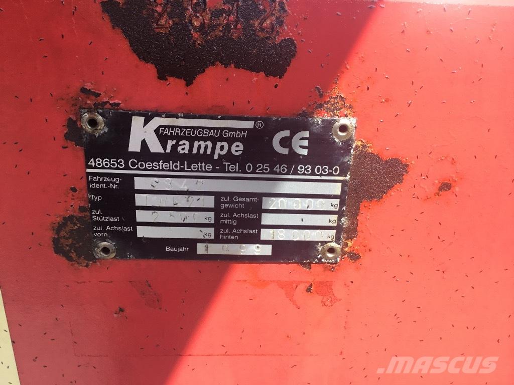 Krampe TWK21 Savivartės priekabos