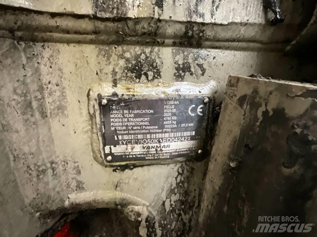 Yanmar Vio 50-6A Mini ekskavatoriai < 7 t