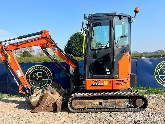 Hitachi ZX26U Mini ekskavatoriai < 7 t