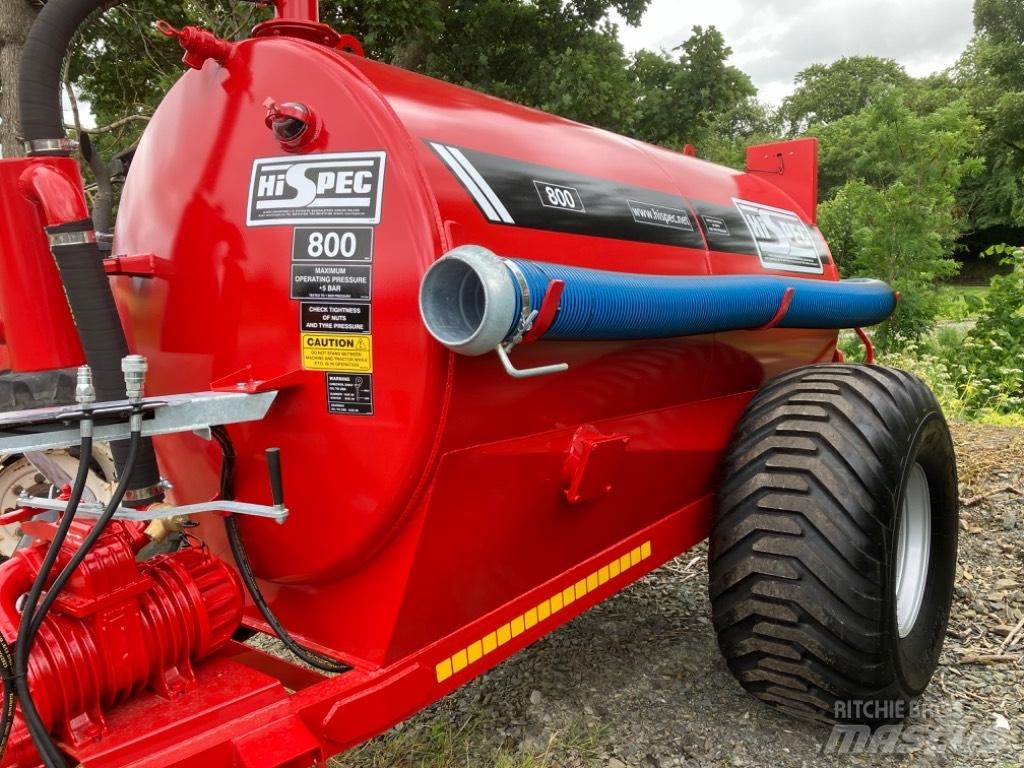 Hi-Spec 800 Kiti galvijų priežiūros įrengimai