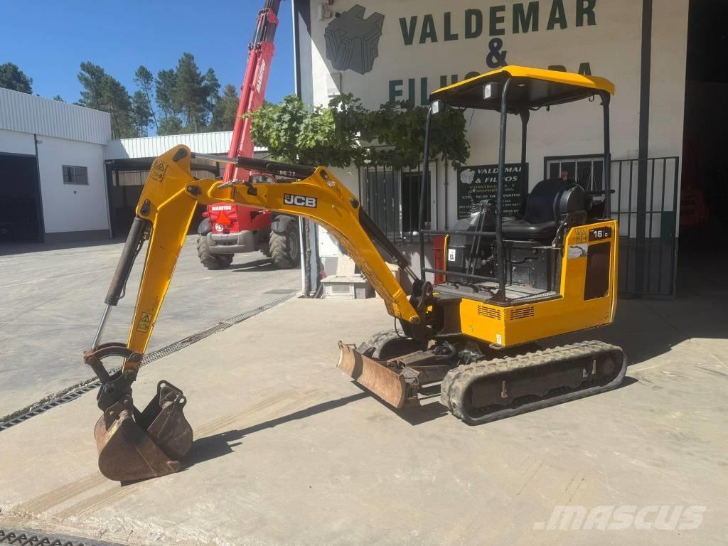 JCB 16 C-1, 1700Kg Mini ekskavatoriai < 7 t