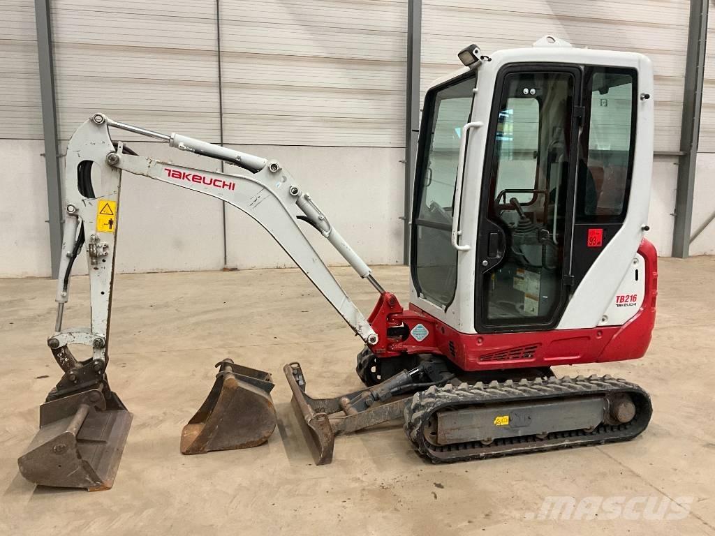 Takeuchi TB 216 Mini ekskavatoriai < 7 t