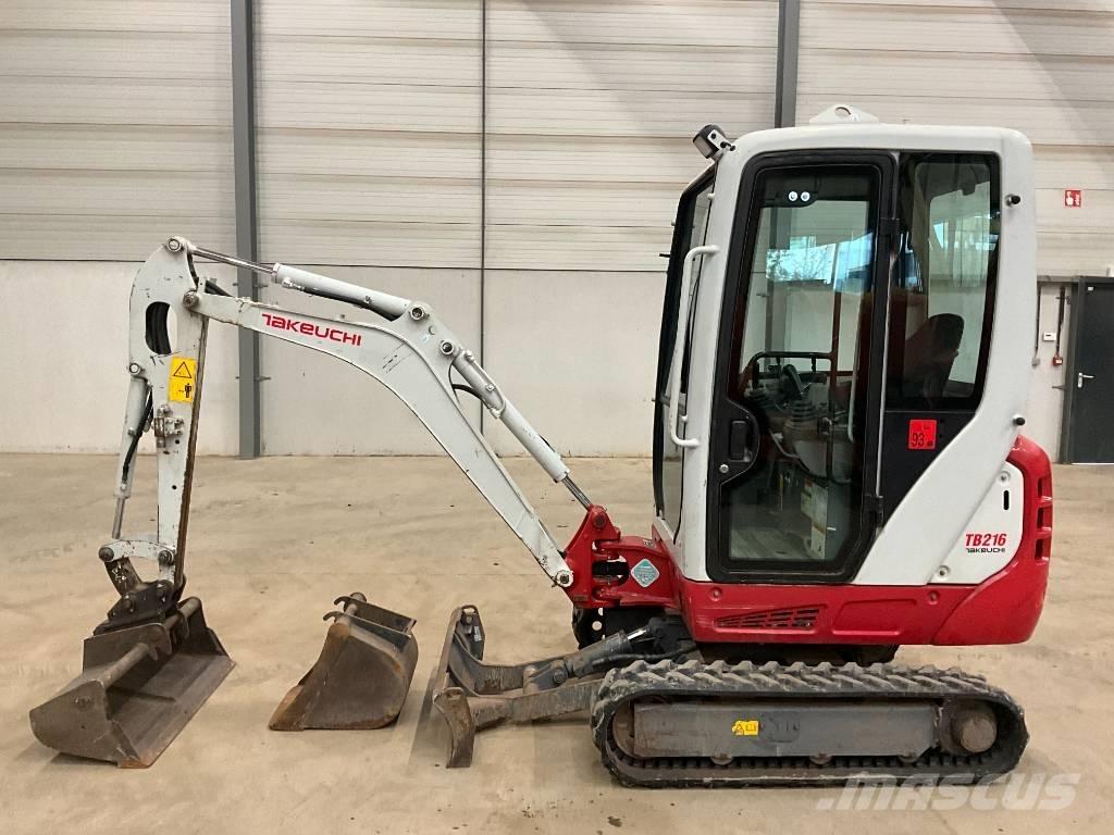 Takeuchi TB 216 Mini ekskavatoriai < 7 t