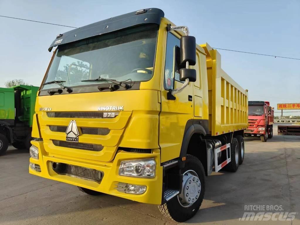 Howo 375 6x4 Savivarčių priekabų vilkikai
