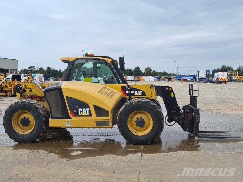 CAT TH 408 D Teleskopiniai krautuvai žemės ūkiui