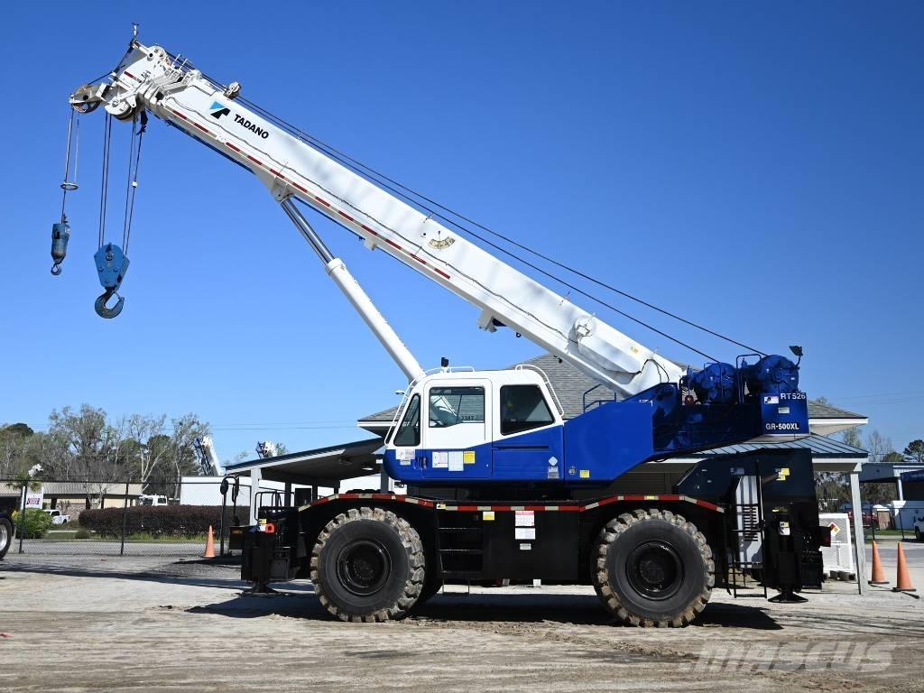 Tadano GR 500 XL Neapdoroto reljefo kranai