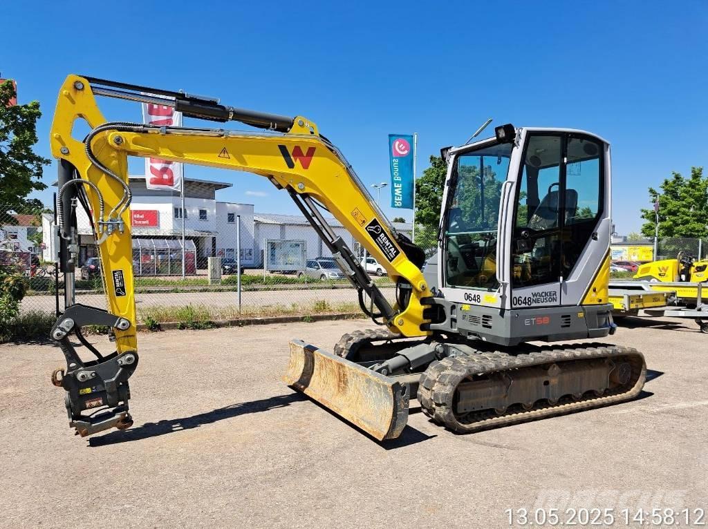 Wacker Neuson ET58 Vikšriniai ekskavatoriai